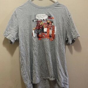 Nike Gray Graphic Men's T-Shirt What Do You Mean Too Many Sneakers